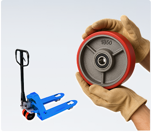 Как заменить колеса на гидравлической тележке